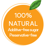 100% NATURAL, no added sugar or preservatives